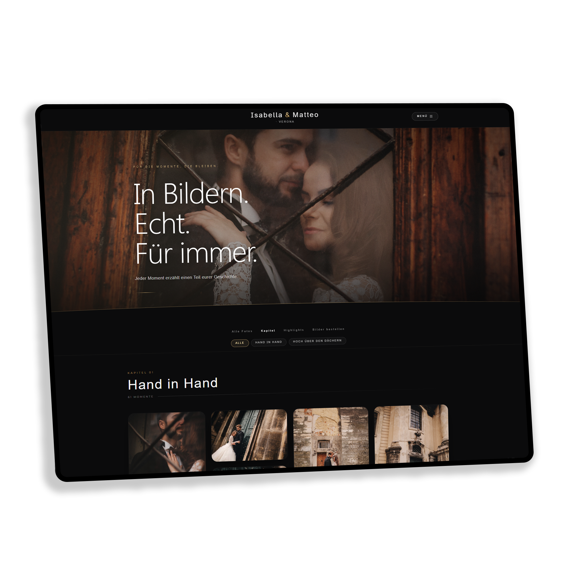 MUJOO Galerie – Desktop Ansicht